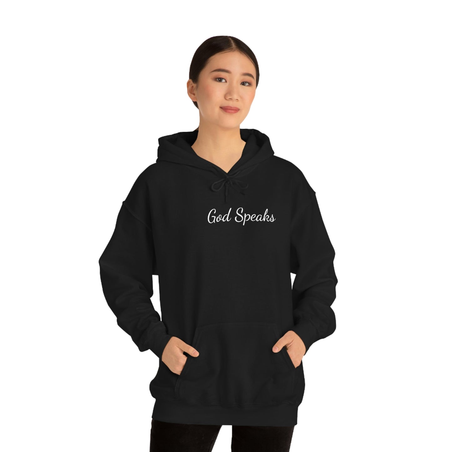 God Speaks Hooded Sweatshirt-Numbers