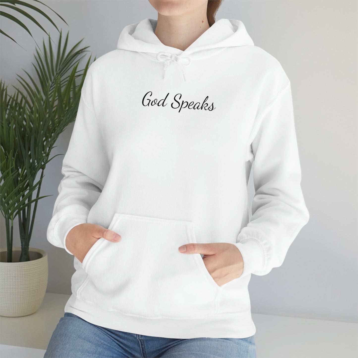 God Speaks Hooded Sweatshirt-Numbers