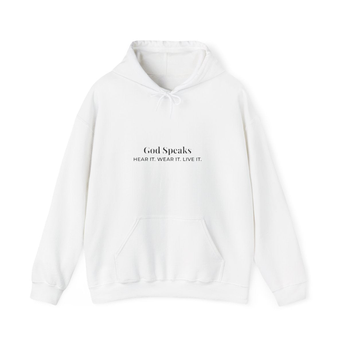 God Speaks Hooded Sweatshirt-HWL