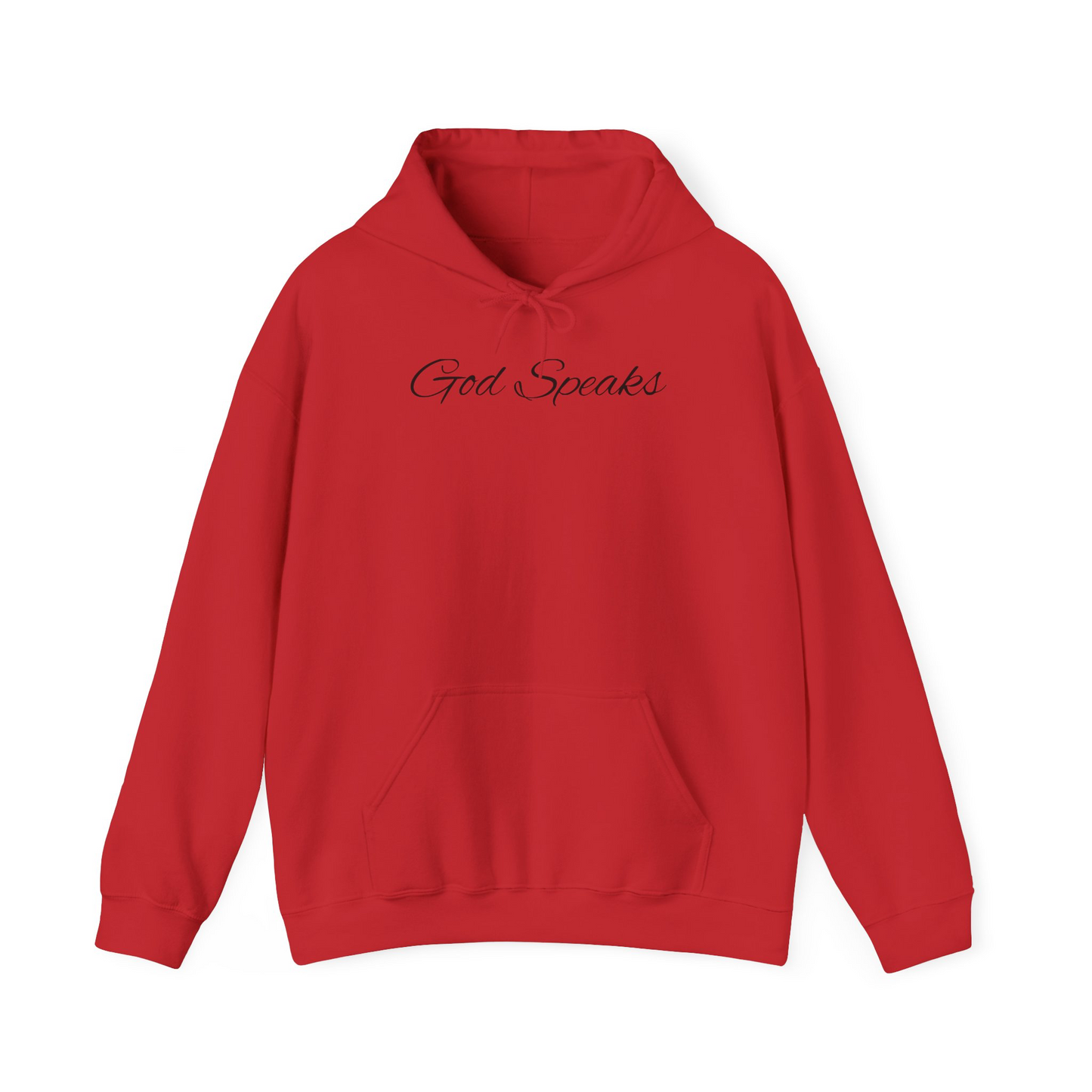 God Speaks Hooded Sweatshirt-Letters