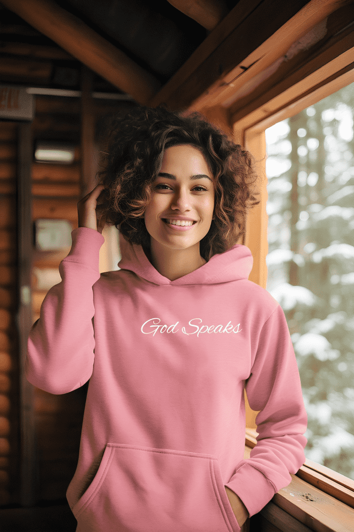 God Speaks Hooded Sweatshirt-Numbers