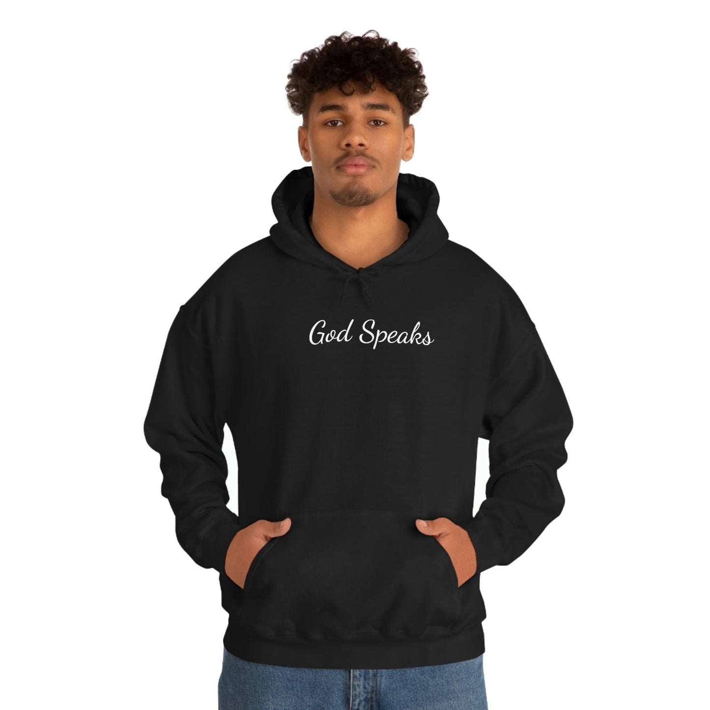 God Speaks Hooded Sweatshirt-Numbers