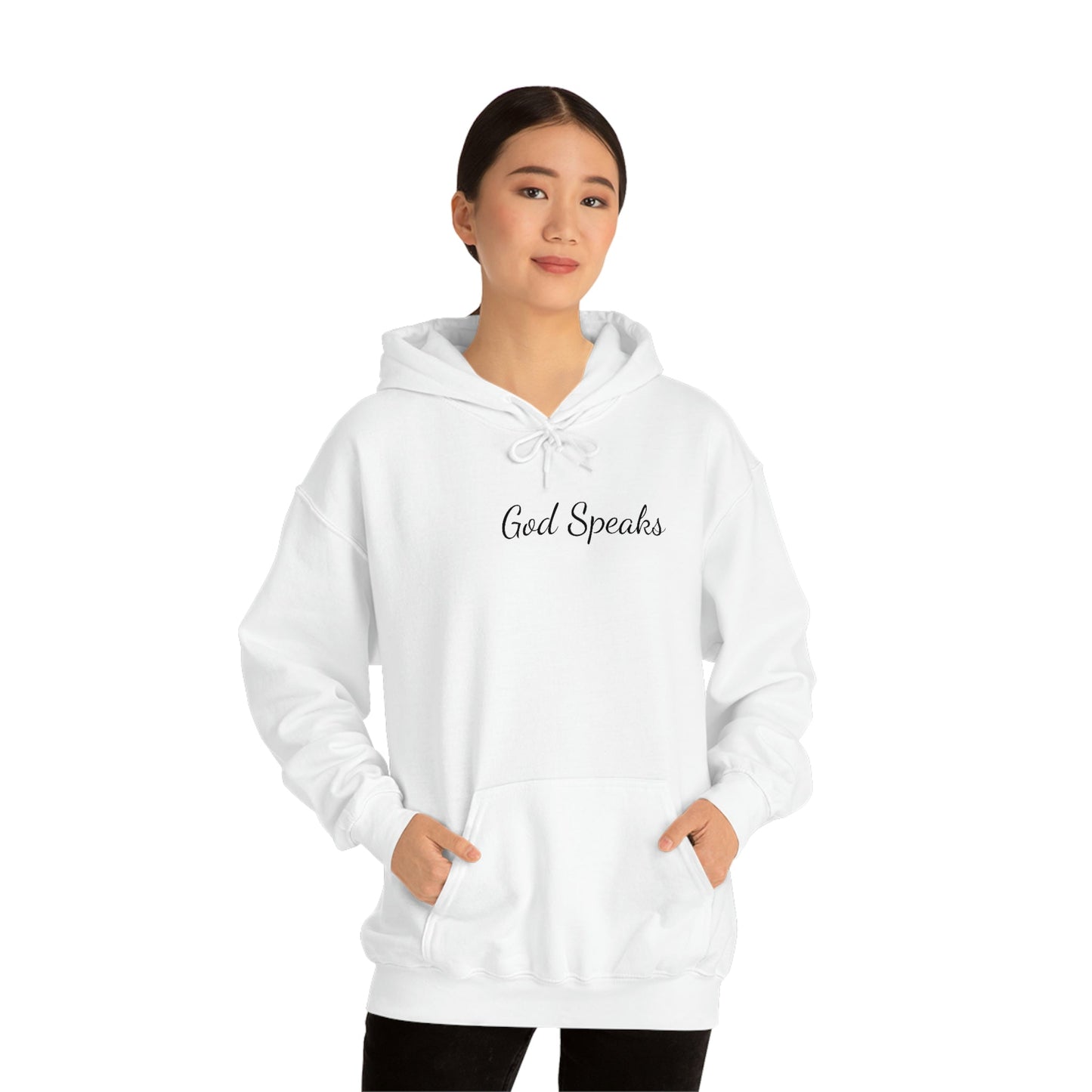 God Speaks Hooded Sweatshirt-Numbers
