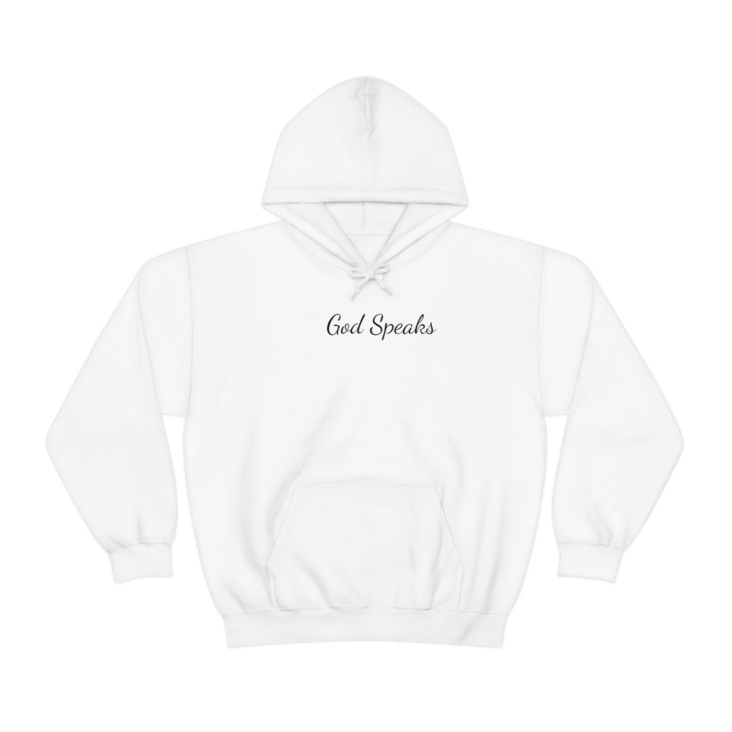 God Speaks Hooded Sweatshirt-Numbers