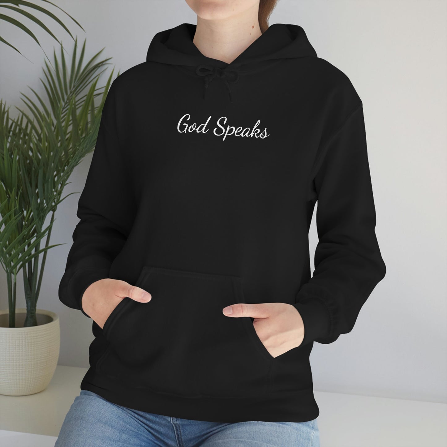 God Speaks Hooded Sweatshirt-Numbers