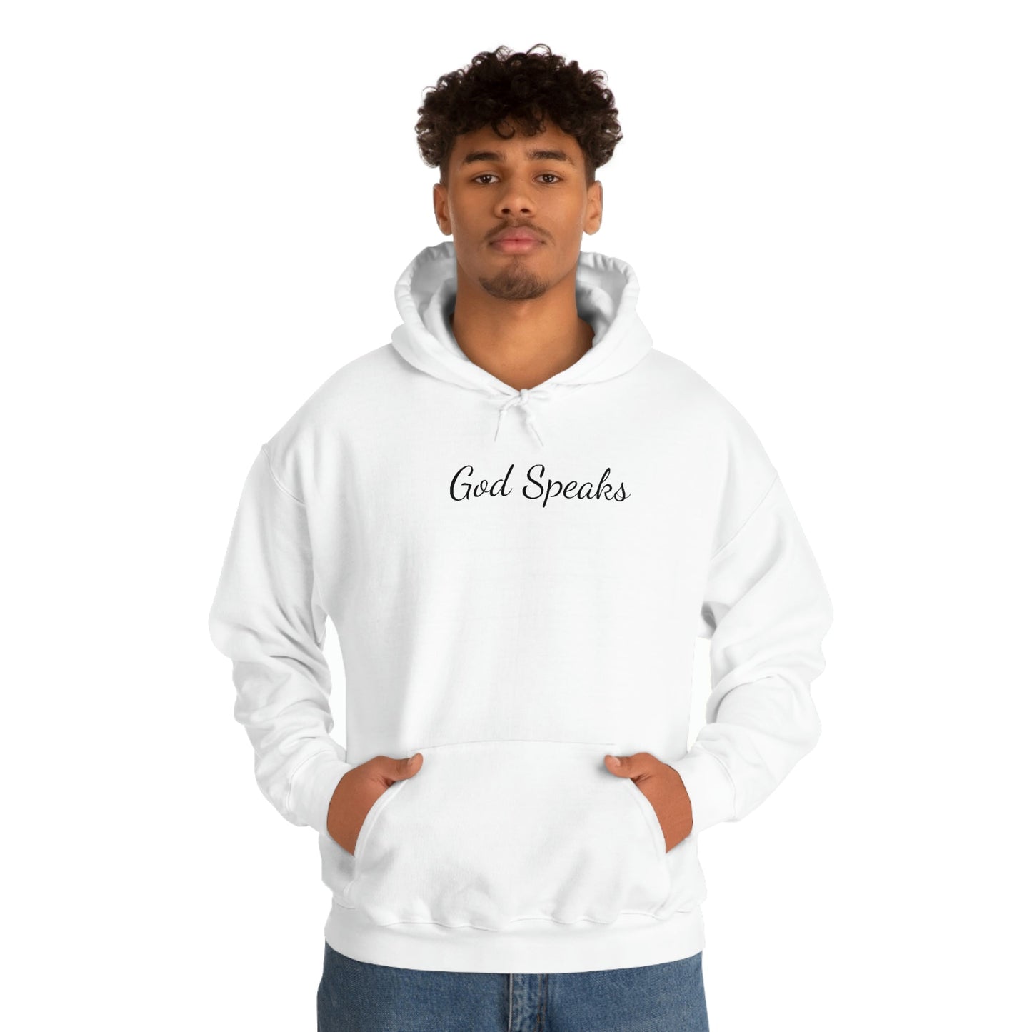 God Speaks Hooded Sweatshirt-Numbers