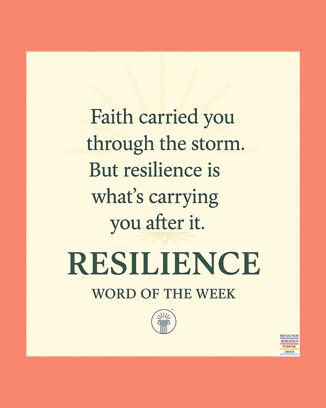 Resilience: Finding Peace and Purpose After the Storm