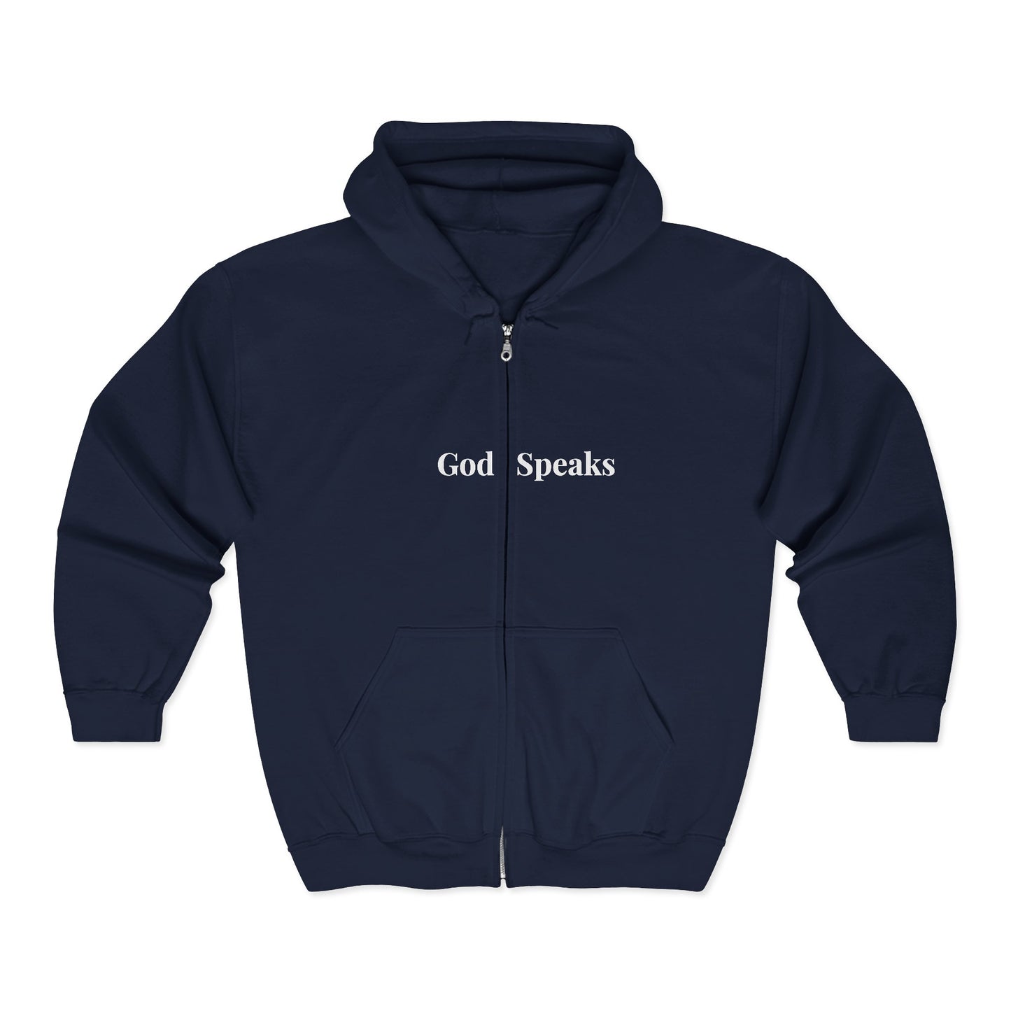 God Speaks Hooded Sweatshirt-Classic Letters-CS