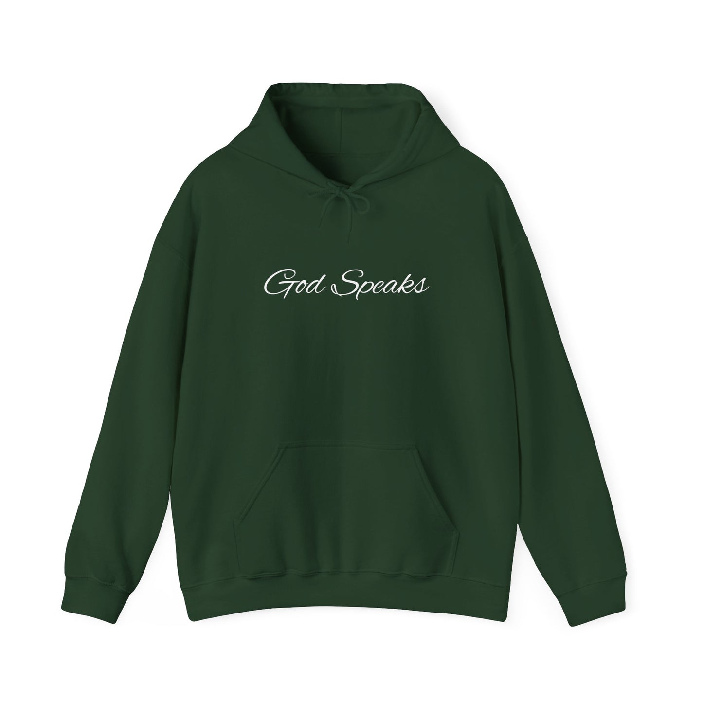 God Speaks Hooded Sweatshirt-Signature Letters-CS