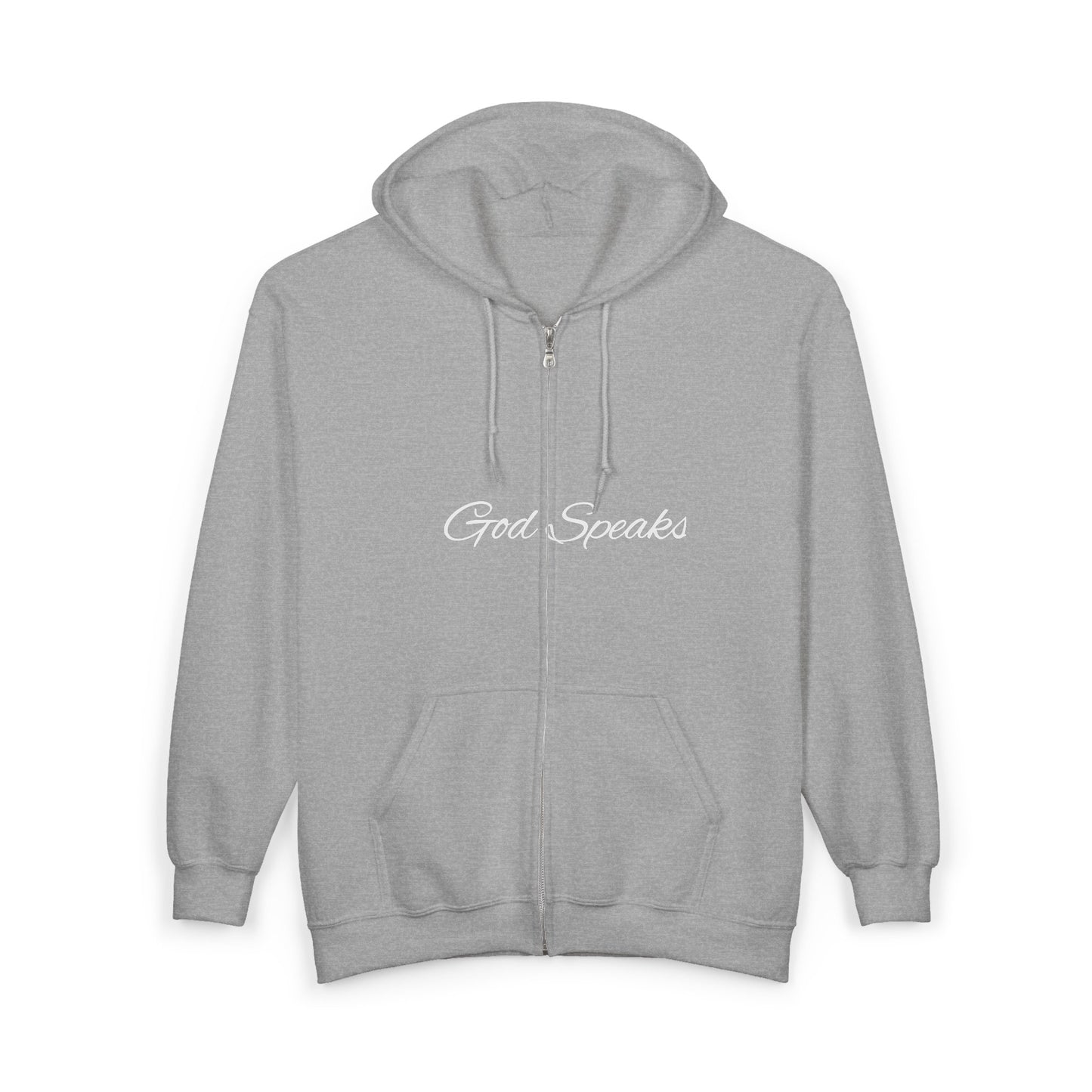 Full Zip Hooded Sweatshirt-Signature Letters-CS