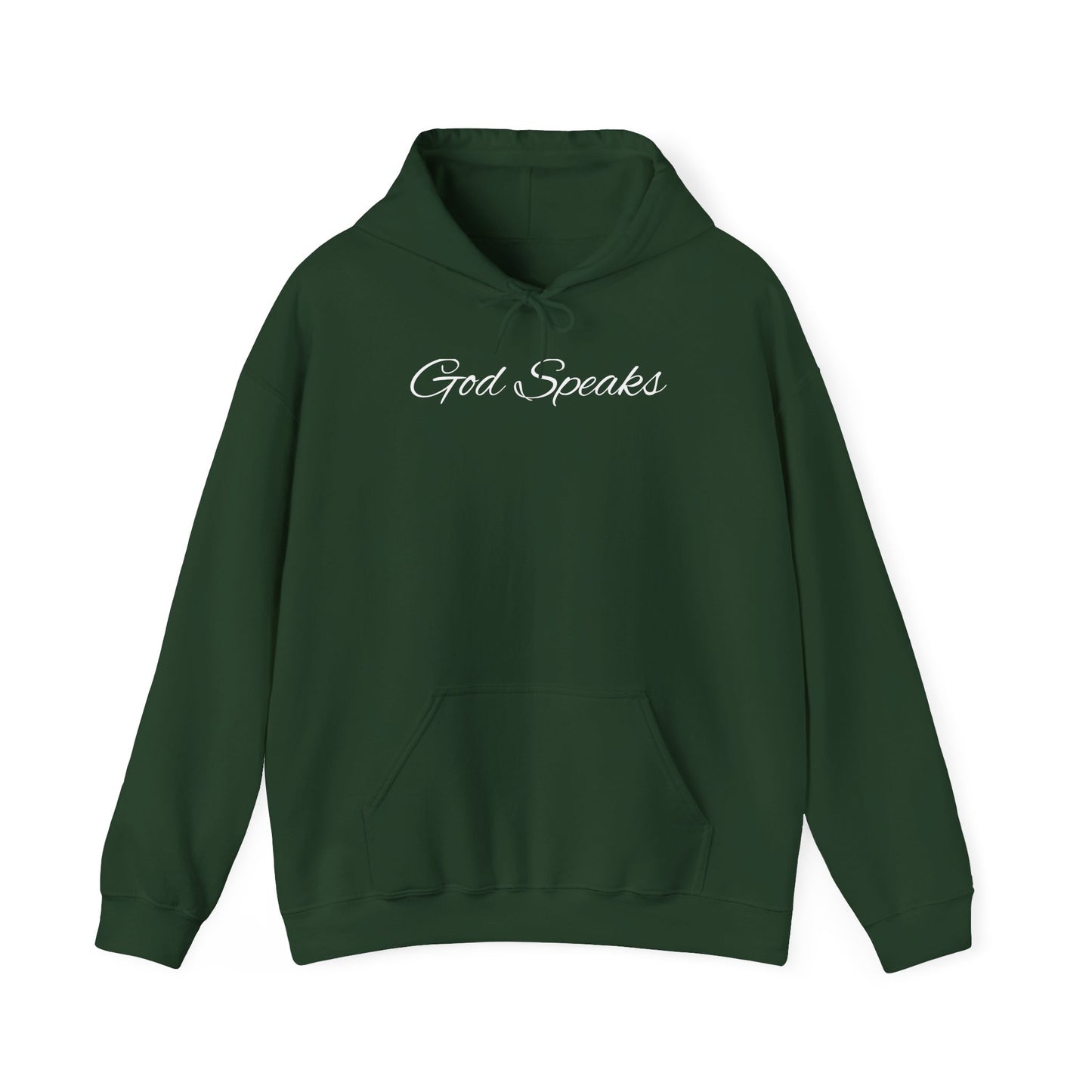 God Speaks Hooded Sweatshirt-Signature Number-CS