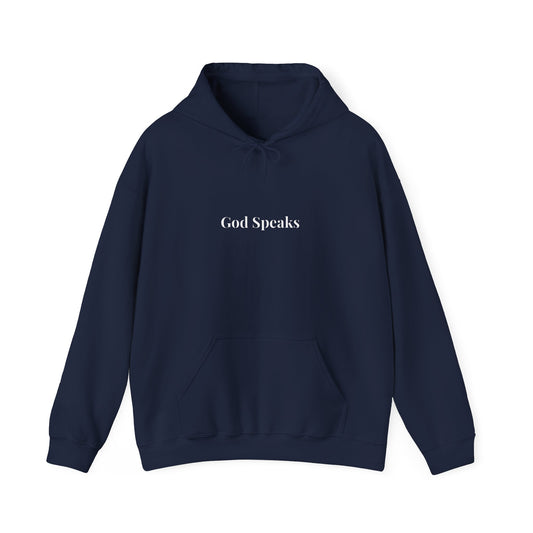 God Speaks Hooded Sweatshirt Classic- Numbers