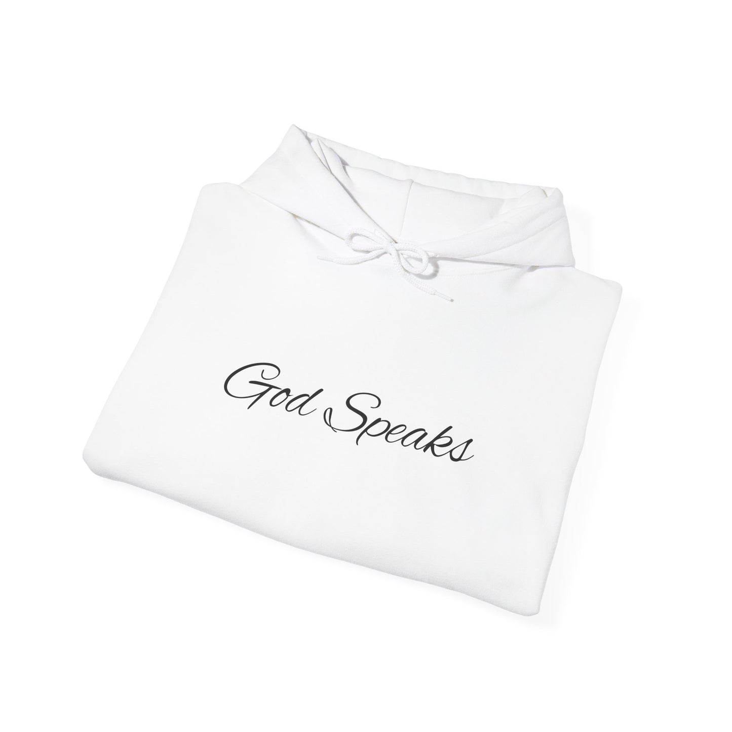 God Speaks Hooded Sweatshirt-Signature Letters-CS