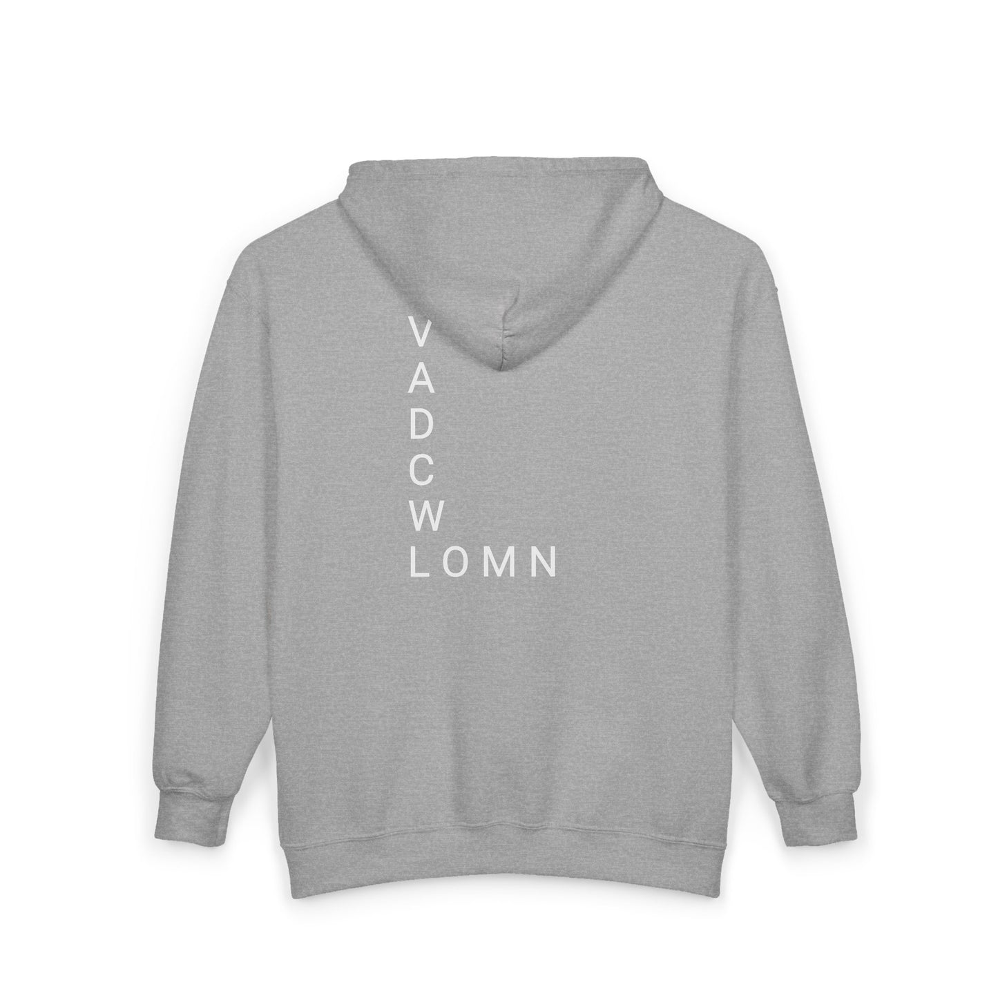 God Speaks Full Zip Hooded Sweatshirt -Classic Letters-CS