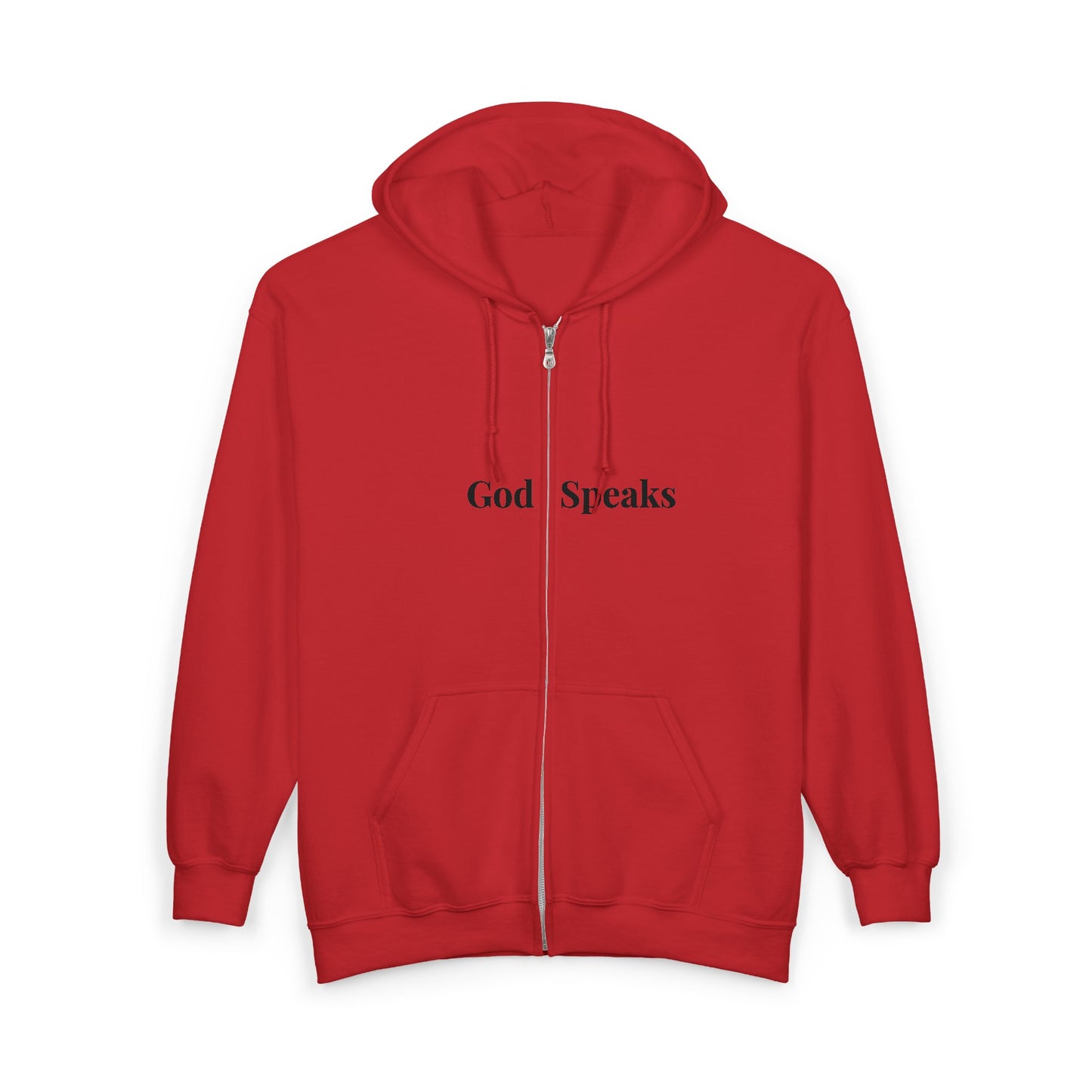 God Speaks Full Zip Hooded Sweatshirt -Classic Numbers-CS