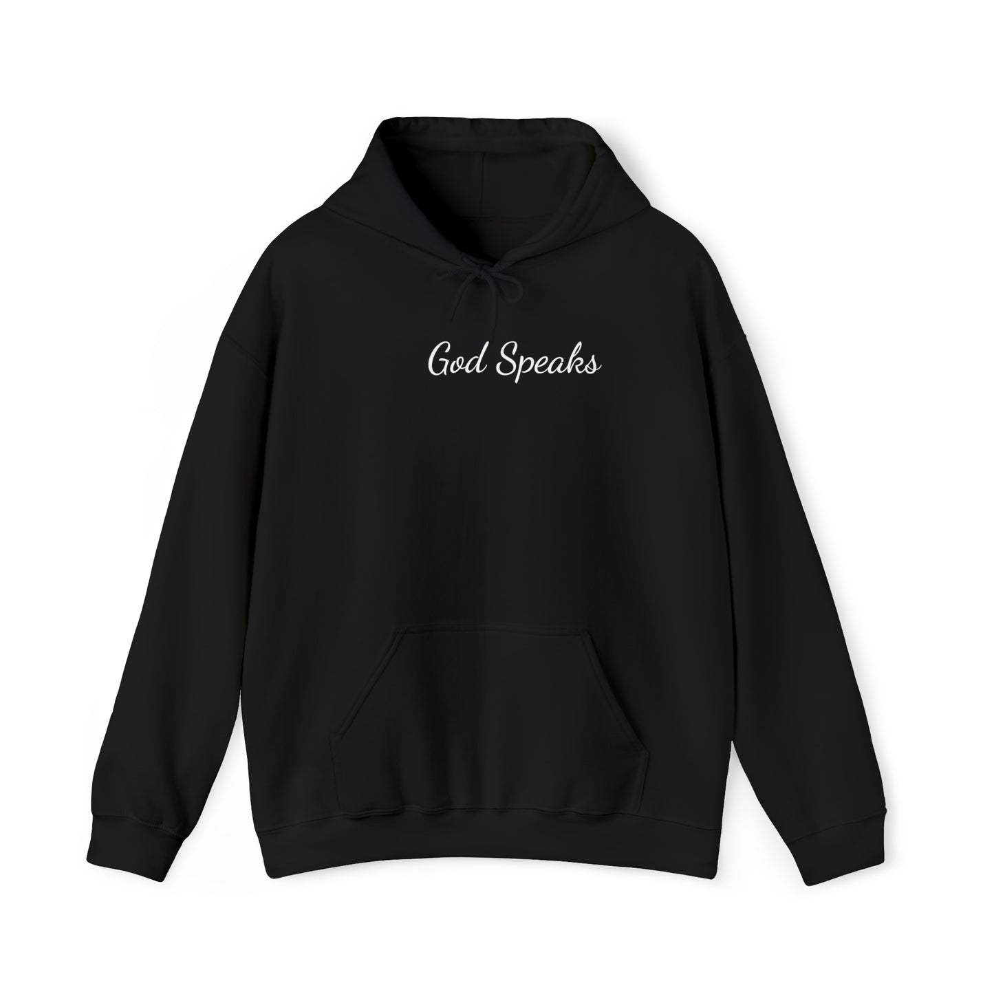 God Speaks Hooded Sweatshirt-9 Ways