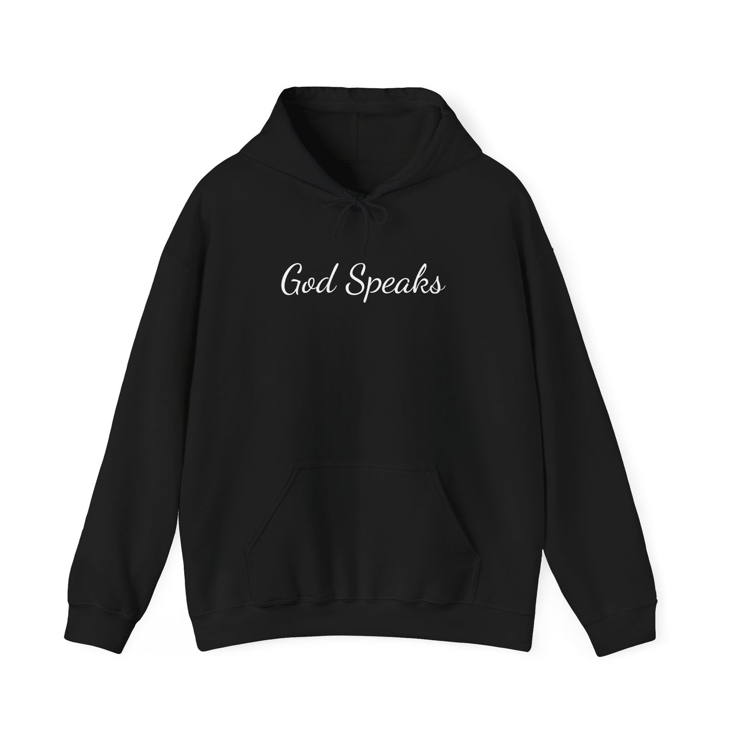 God Speaks Hooded Sweatshirt-Signature Number-CS