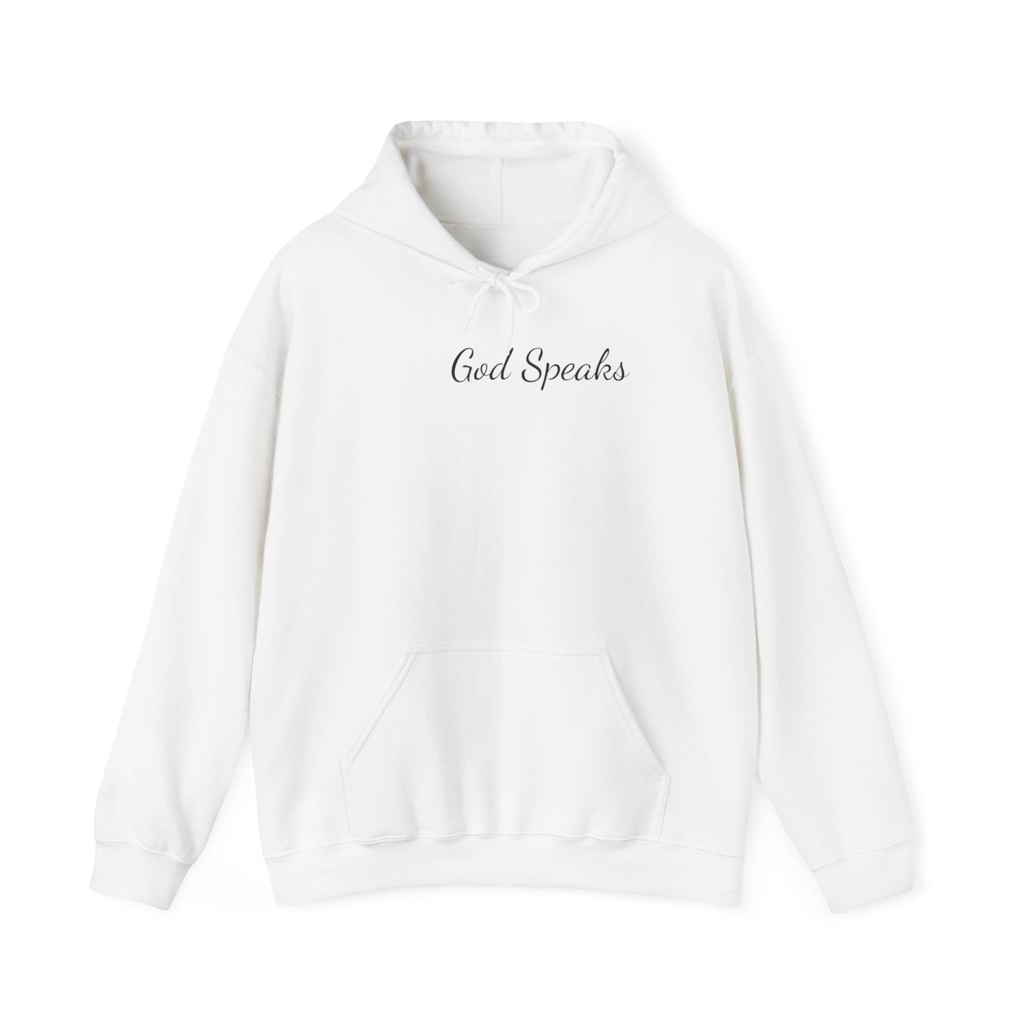 God Speaks Hooded Sweatshirt-Numbers