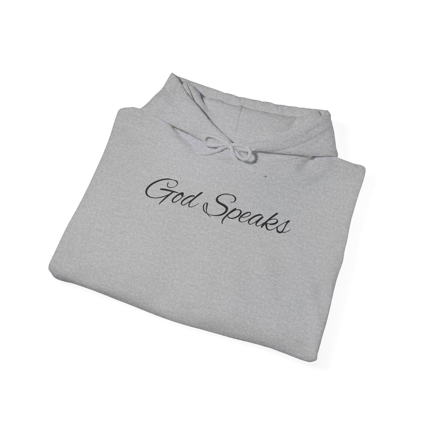God Speaks Hooded Sweatshirt-Signature Number-CS