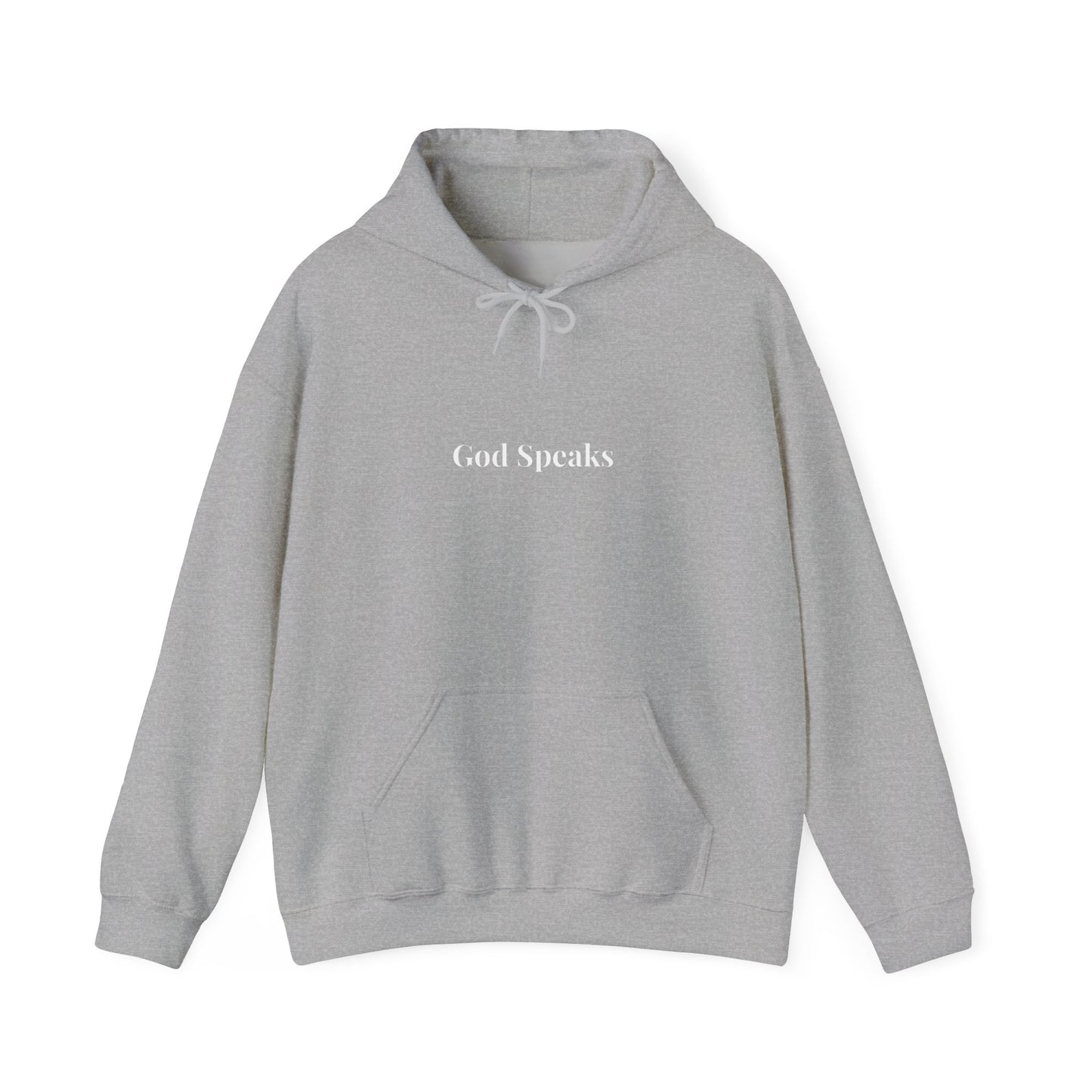 God Speaks Hooded Sweatshirt Classic- Numbers