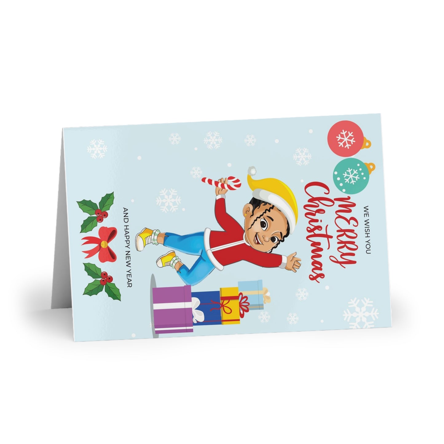 Lila Christmas Cards (1 or 10-pcs)