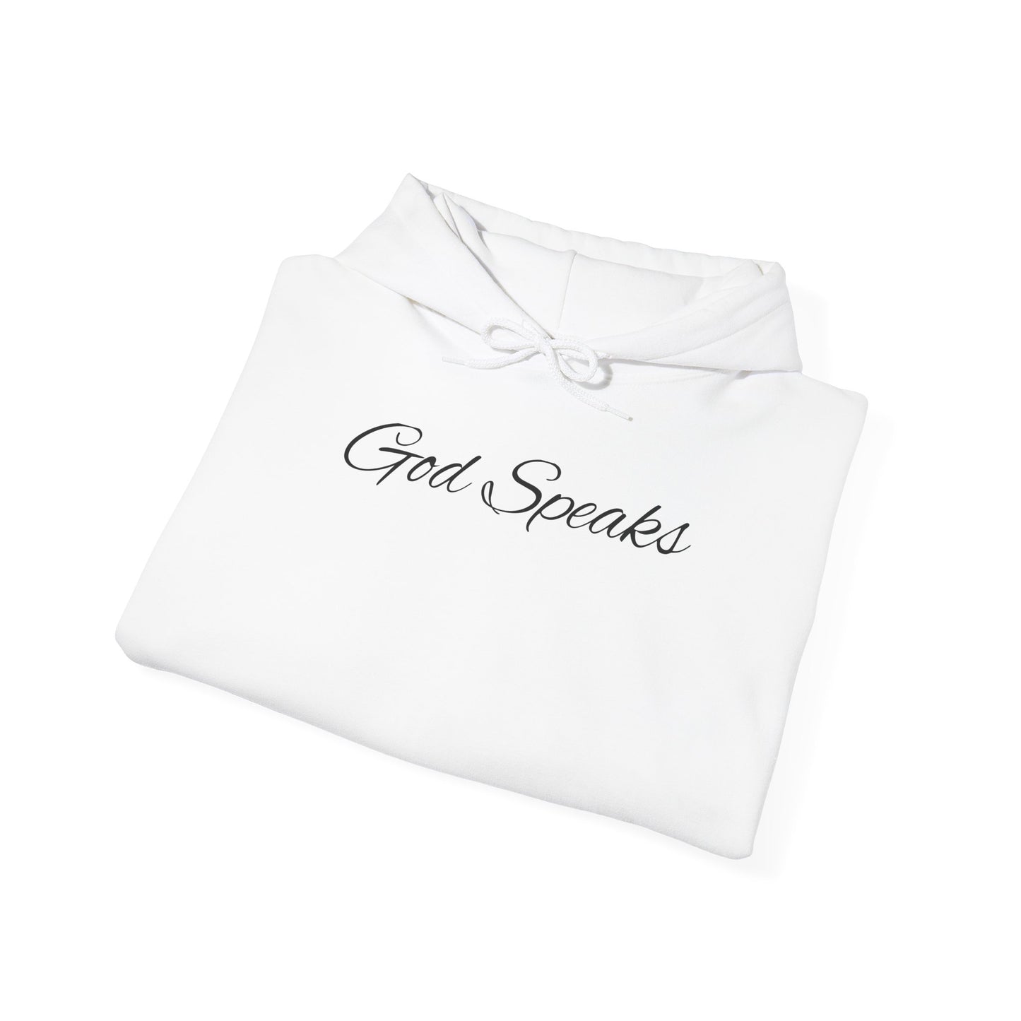 God Speaks Hooded Sweatshirt-Signature Number-CS
