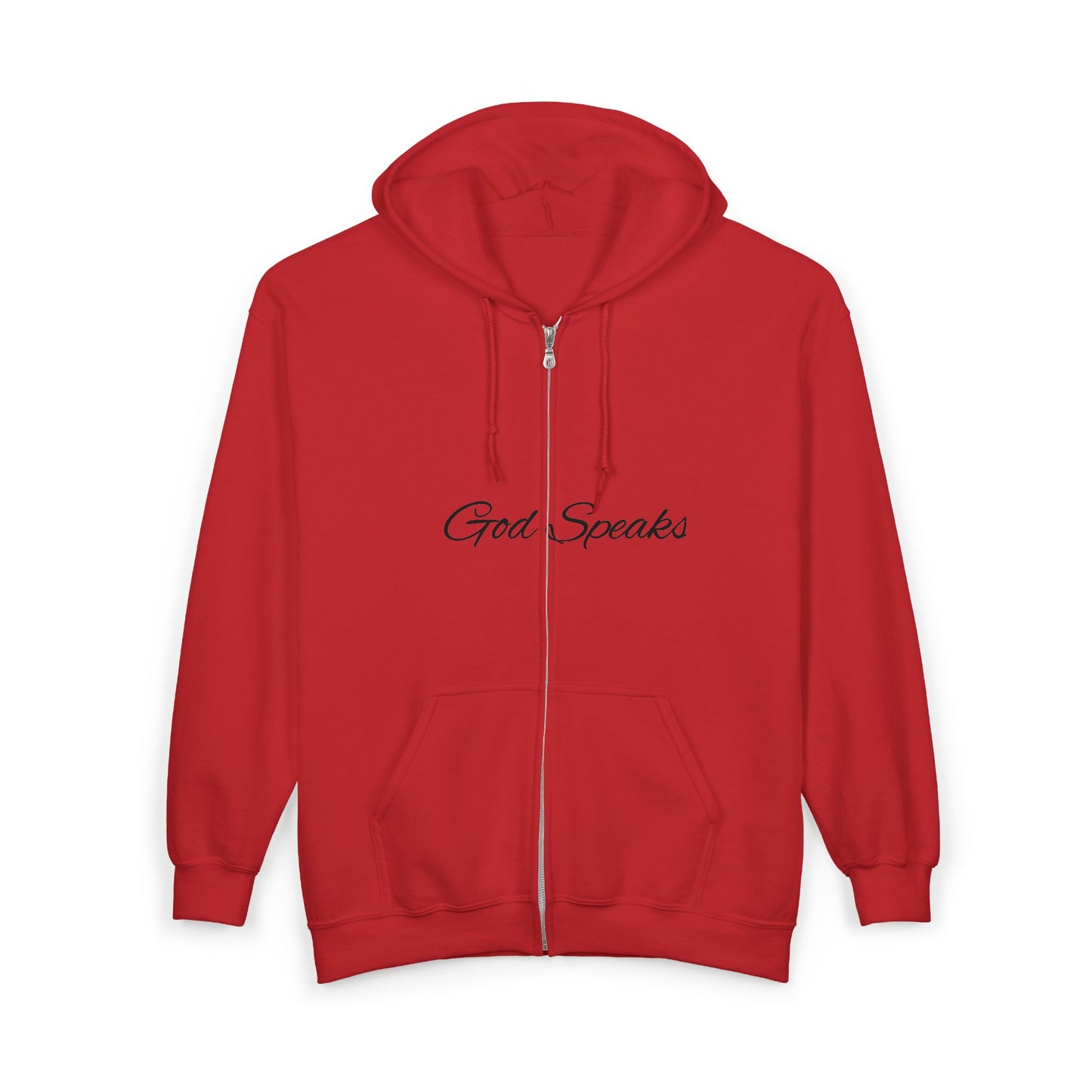 Full Zip Hooded Sweatshirt-Signature Letters-CS