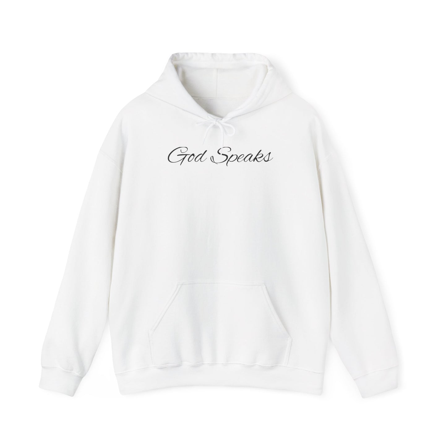 God Speaks Hooded Sweatshirt-Signature Number-CS