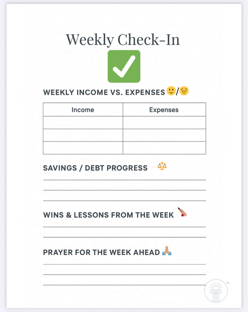 Shine Your Light 30-Day Financial Planner-Digital