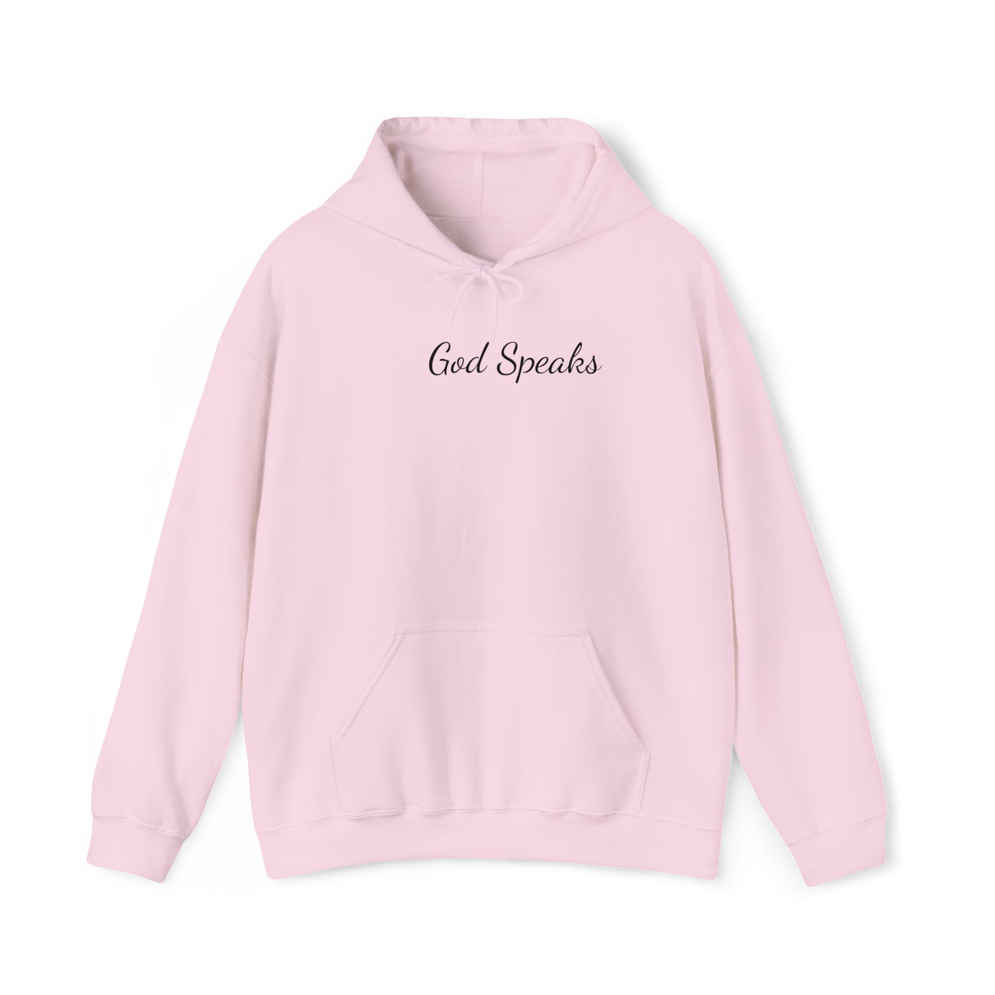 God Speaks Hooded Sweatshirt-9 Ways