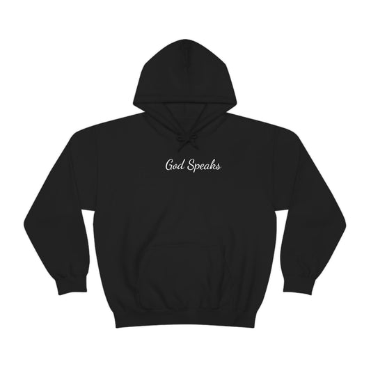 God Speaks Hooded Sweatshirt-Numbers