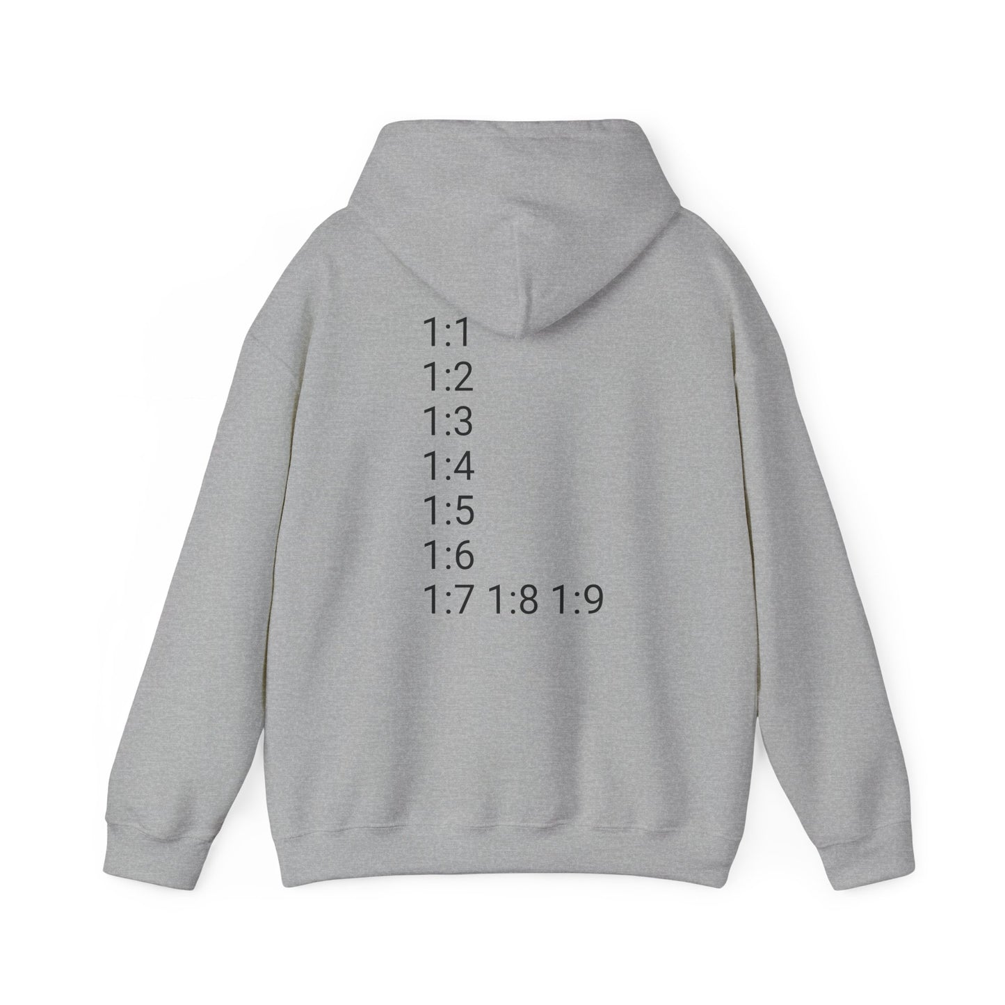 God Speaks Hooded Sweatshirt-Signature Number-CS