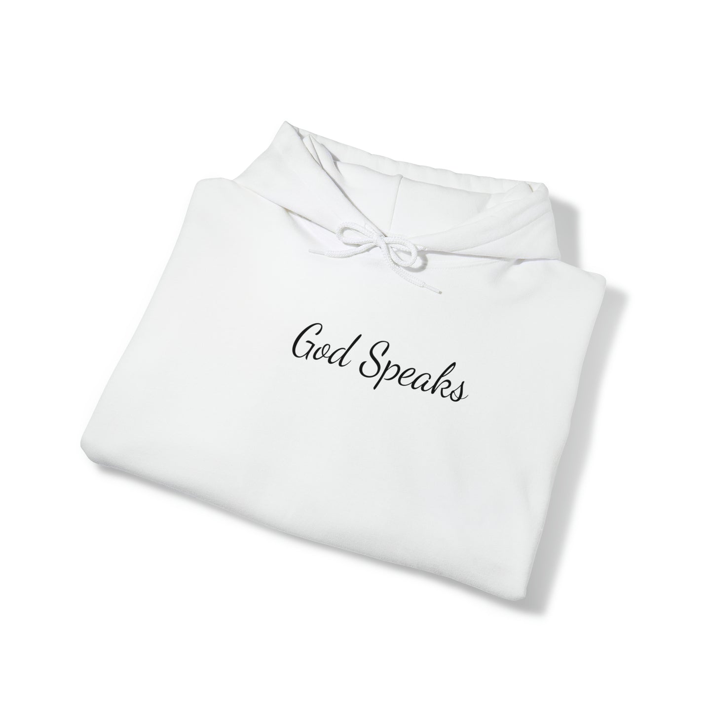 God Speaks Hooded Sweatshirt-9 Ways