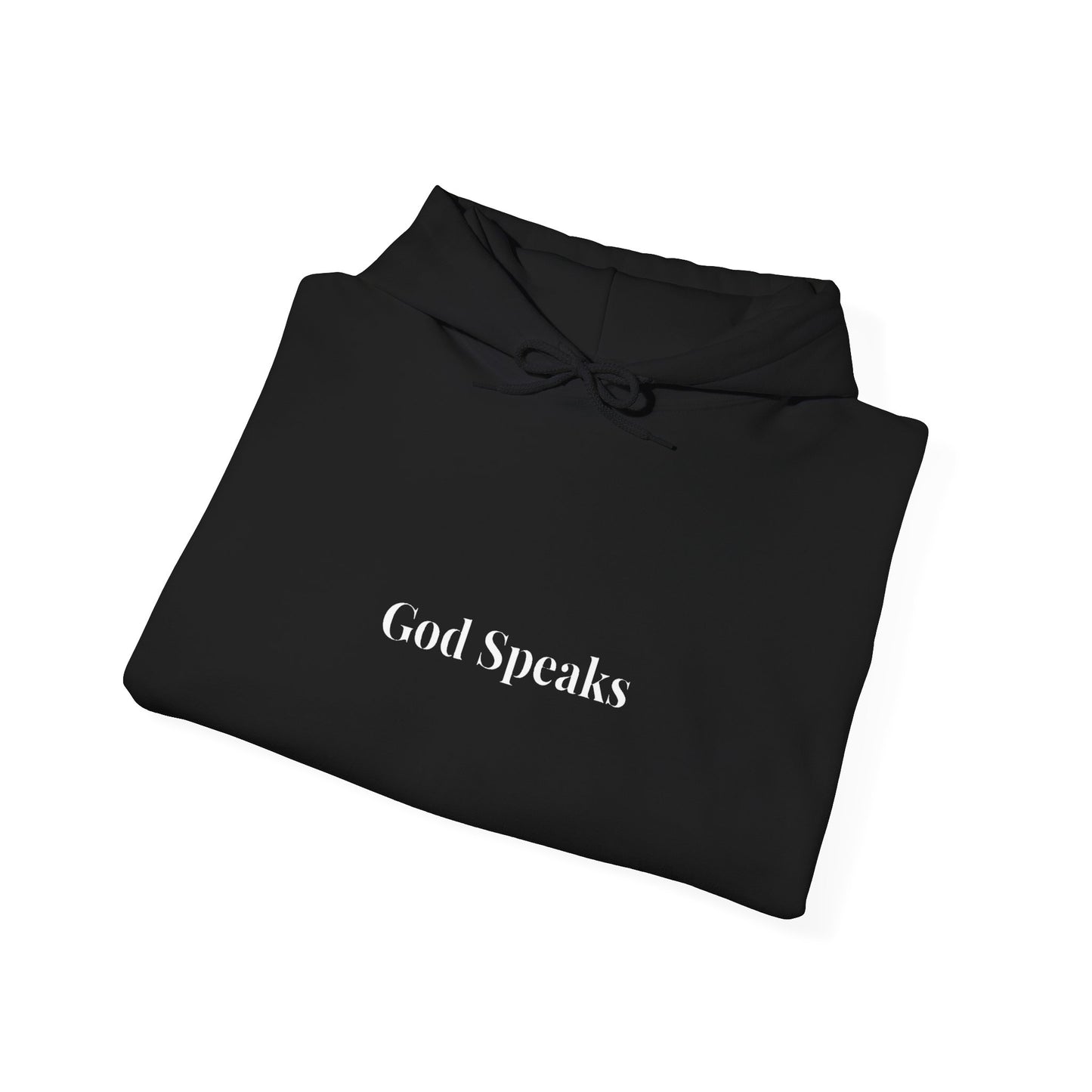 God Speaks Hooded Sweatshirt-Classic Letters-CS