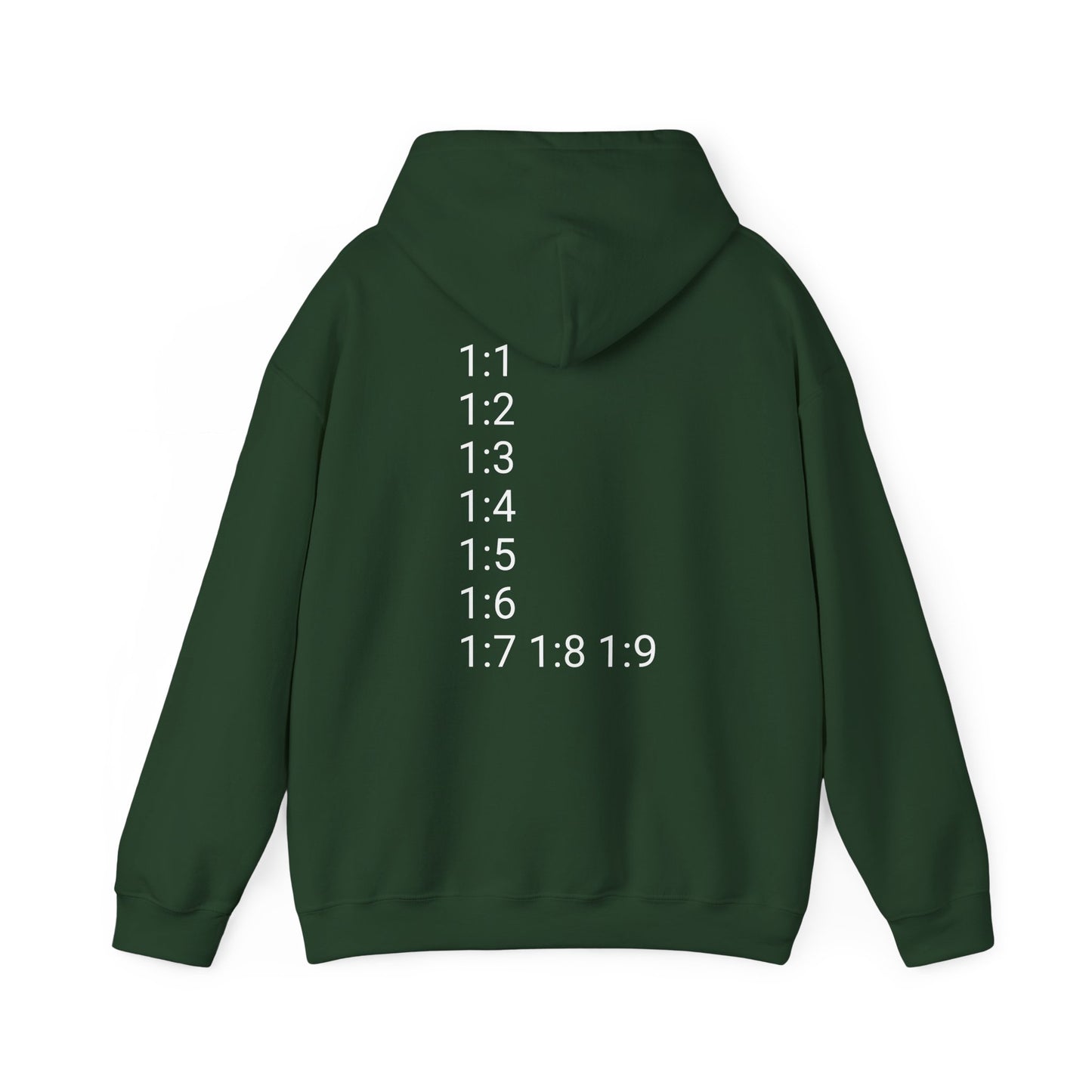 God Speaks Hooded Sweatshirt-Signature Number-CS