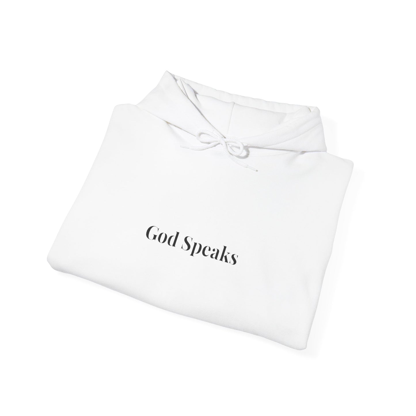 God Speaks Hooded Sweatshirt-Classic Letters-CS