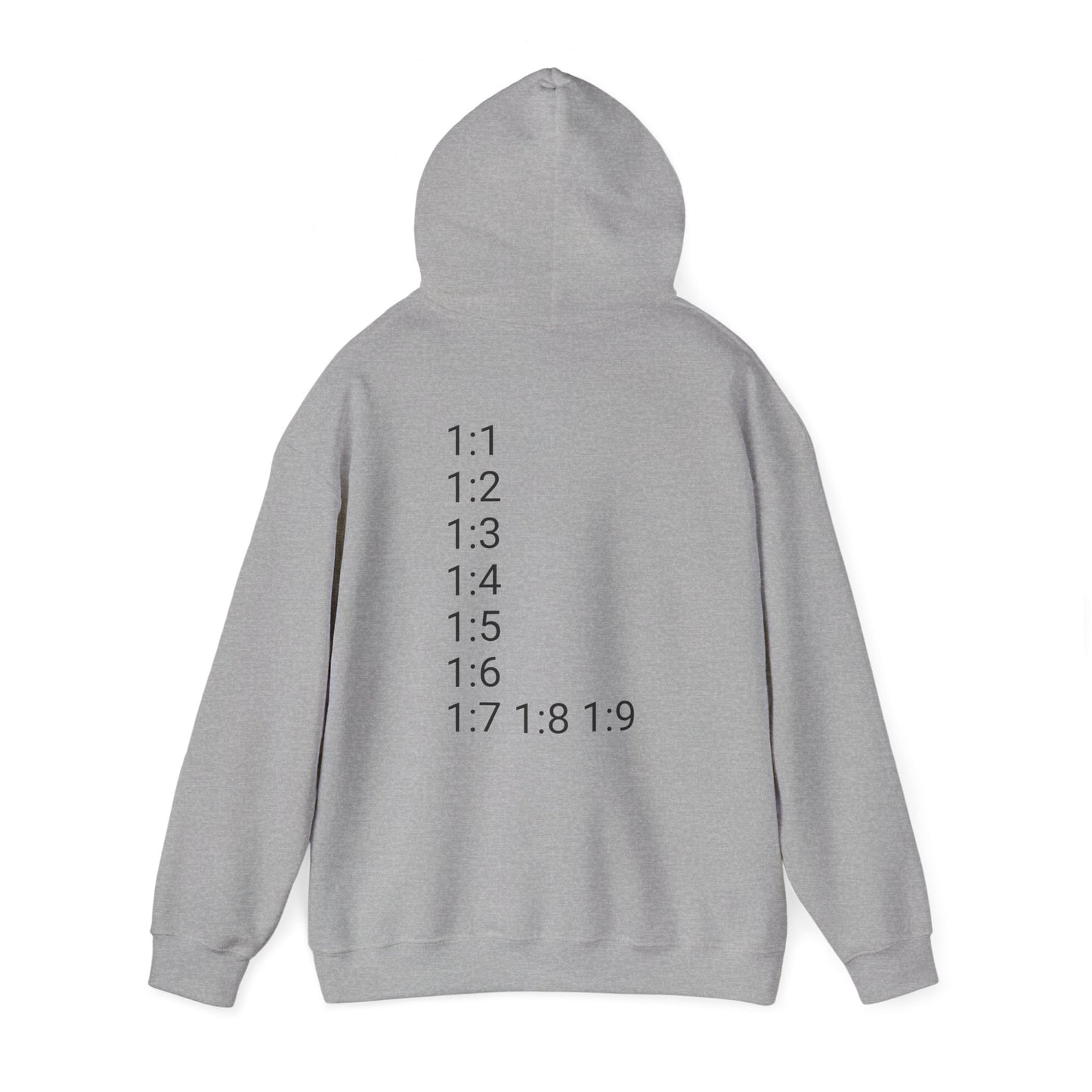 God Speaks Hooded Sweatshirt-Signature Number-CS