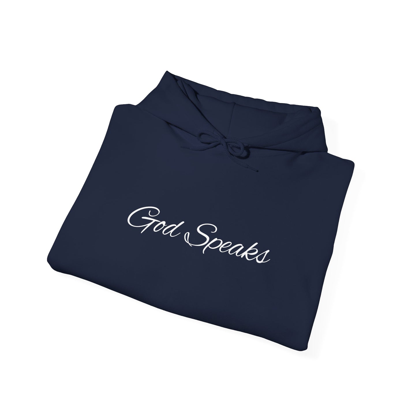 God Speaks Hooded Sweatshirt-Signature Letters-CS