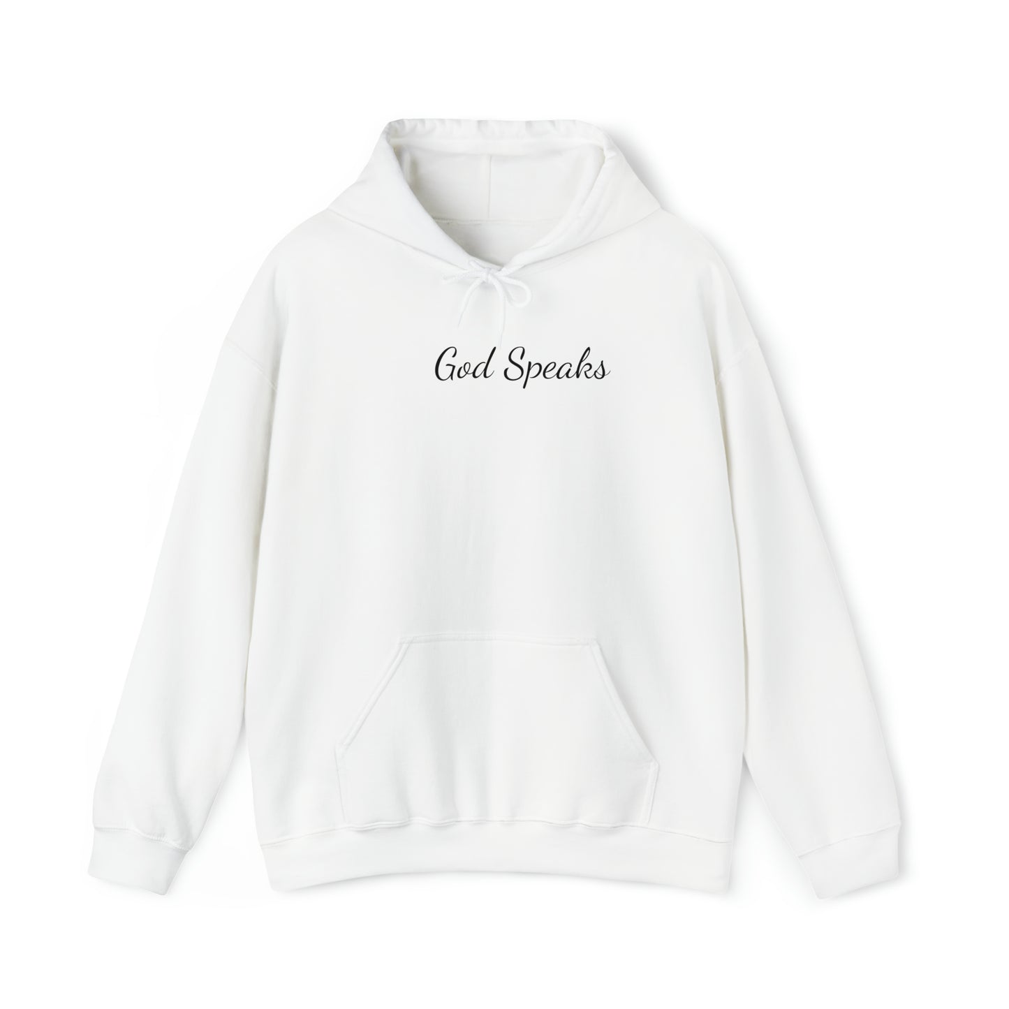 God Speaks Hooded Sweatshirt-9 Ways