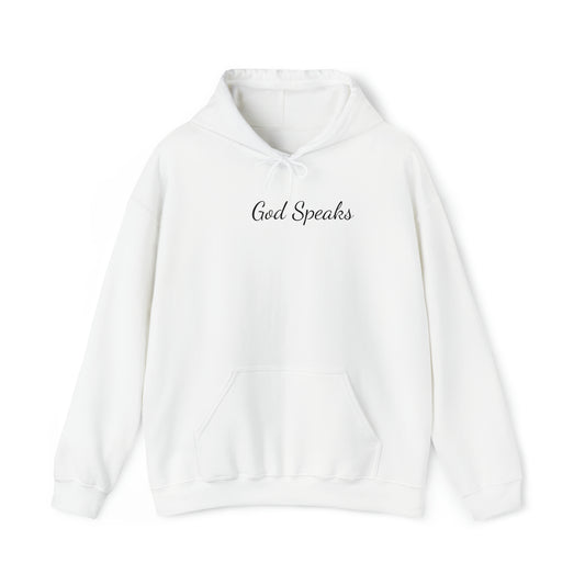 God Speaks Hooded Sweatshirt-9 Ways