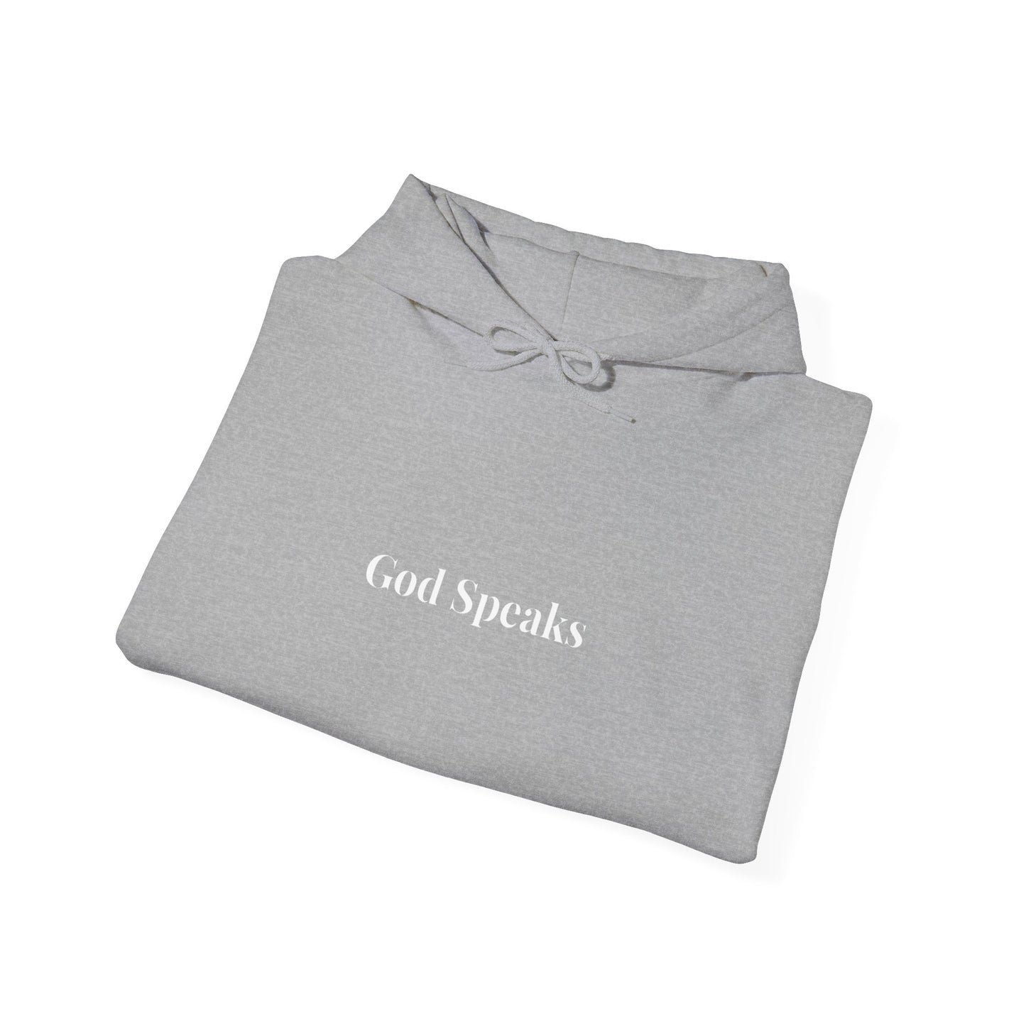 God Speaks Hooded Sweatshirt-Classic Letters-CS