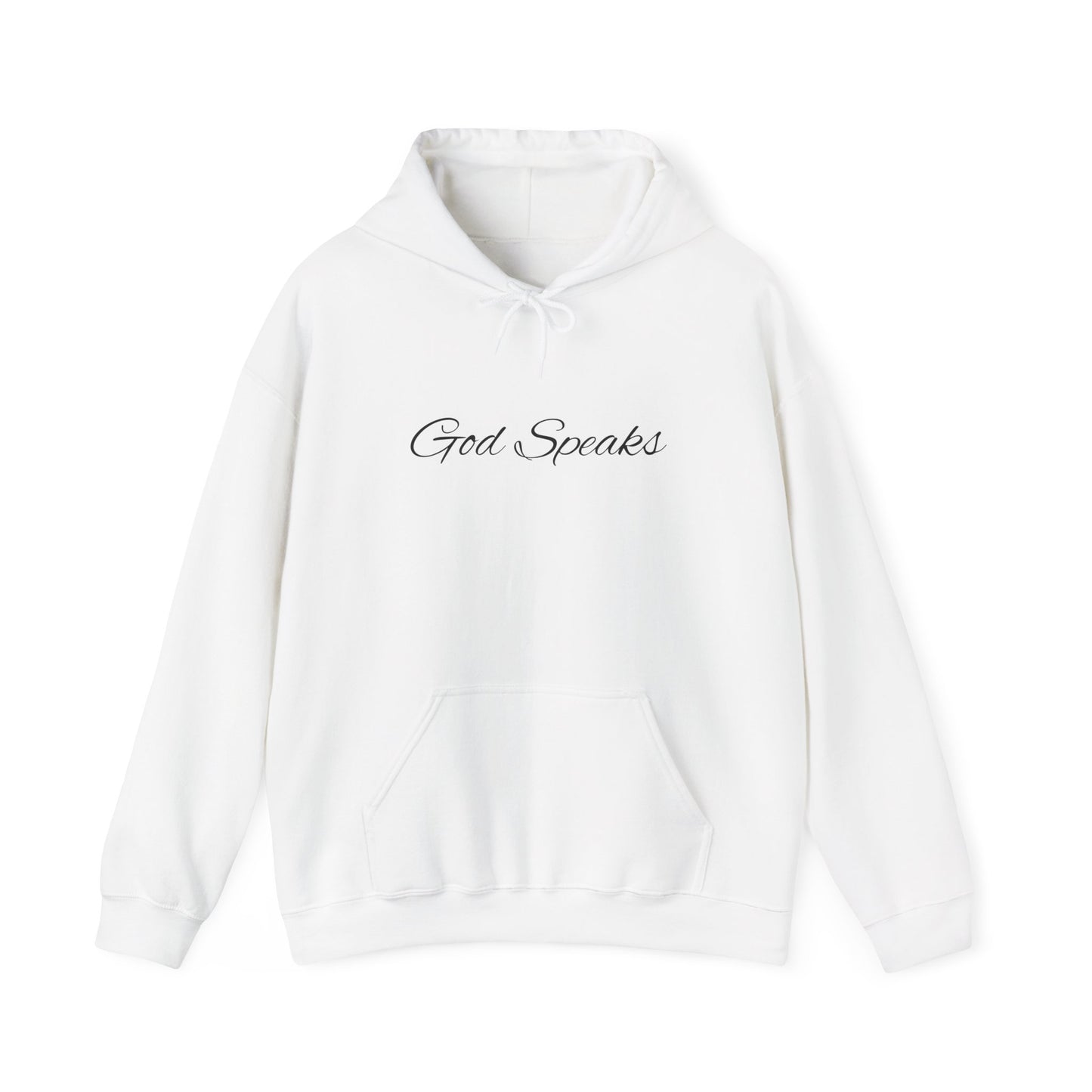 God Speaks Hooded Sweatshirt-Signature Letters-CS