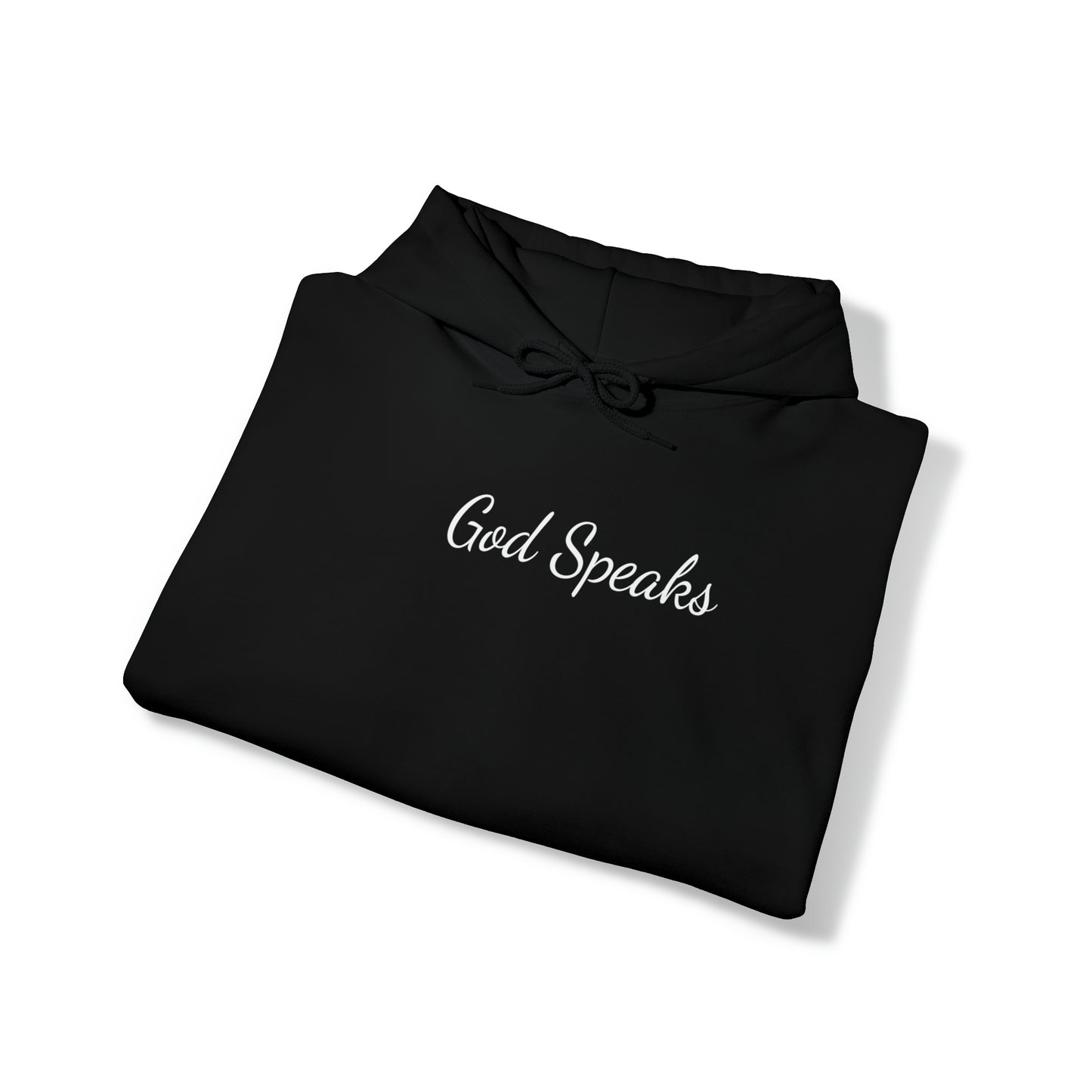 God Speaks Hooded Sweatshirt-9 Ways