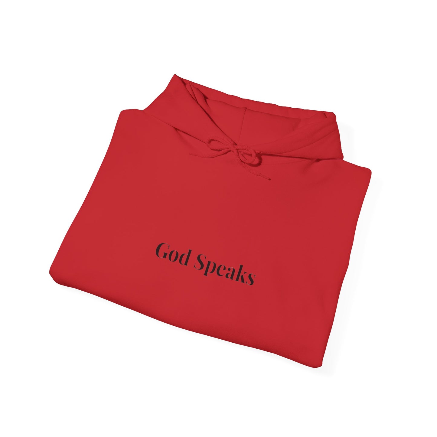 God Speaks Hooded Sweatshirt-Classic Letters-CS