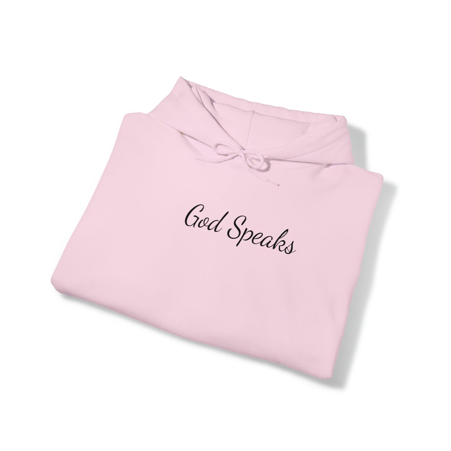 God Speaks Hooded Sweatshirt-9 Ways