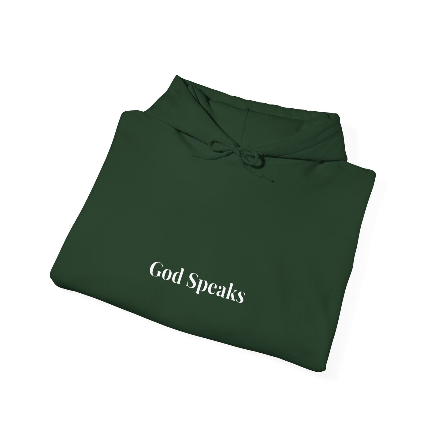 God Speaks Hooded Sweatshirt-Classic Letters-CS