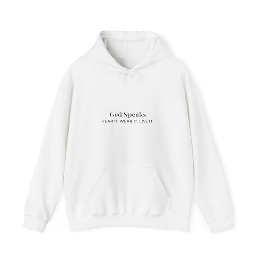 God Speaks Hooded Sweatshirt-HWL