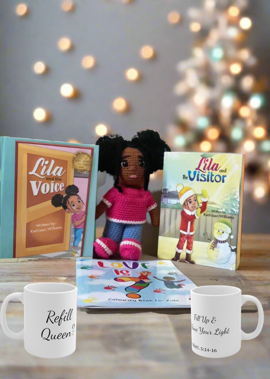 Holiday Family Bundle. Books and Mugs