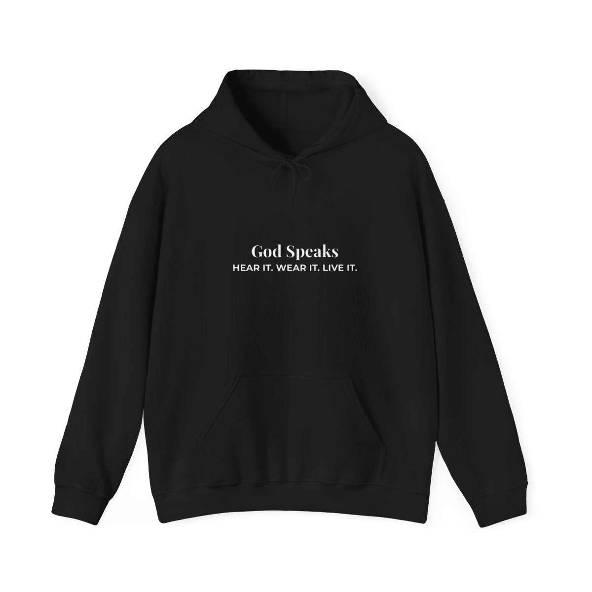God Speaks Hooded Sweatshirt-HWL