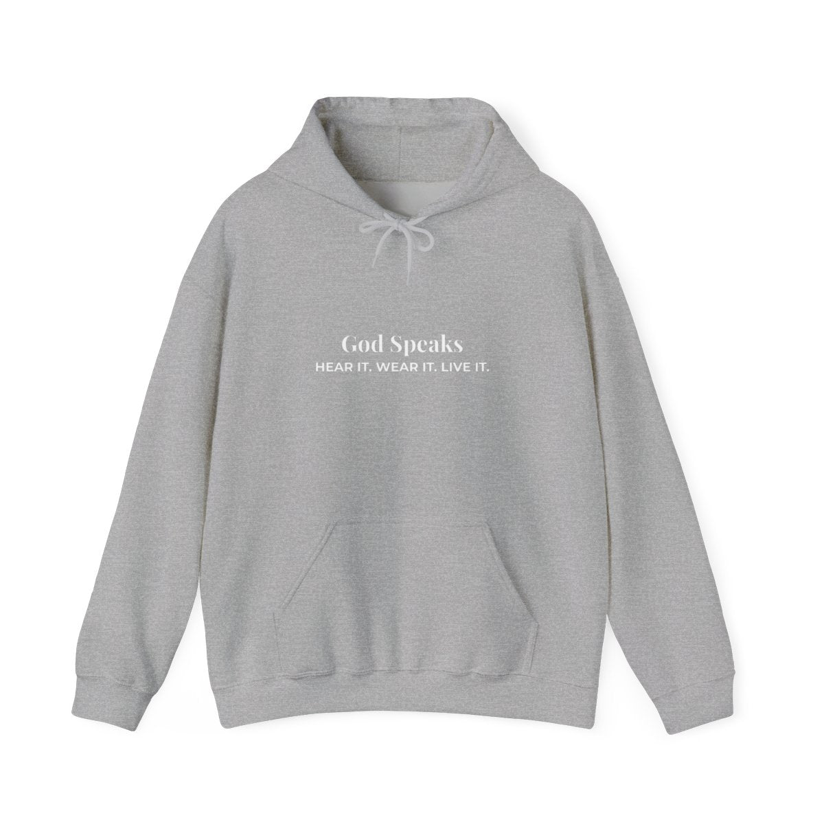 God Speaks Hooded Sweatshirt-HWL